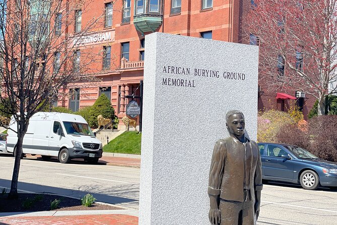 Self Guided Haunted Walking Tour in Portsmouth APP/GPS/EMF Reader - The African Burying Ground Memorial