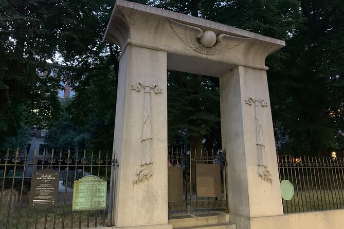 Self-Guided Smartphone Ghost Walking Tour Boston App EMF Reader - The Great Elm and the witch story