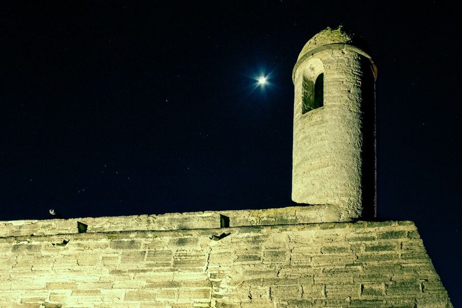 St. Augustine: Adults-Only Walking Ghost Tour - St. George Street after dark