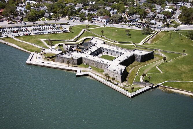 St. Augustine Ghost Tour: A Ghostly Encounter - The Castillo de San Marcos and the city gates after dark