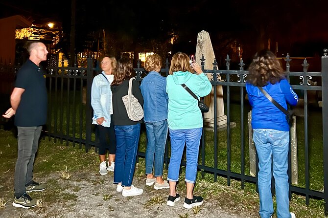 St. Augustine Ghost Tour on Premium Golf Cart with PiCk Up - Mission Nombre de Dios and the Seloy village