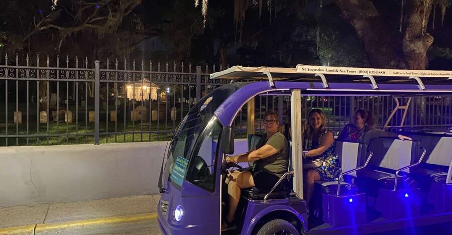 St Augustine: Riding with the Ghosts Golf Cart Tour - Key points to know before you book