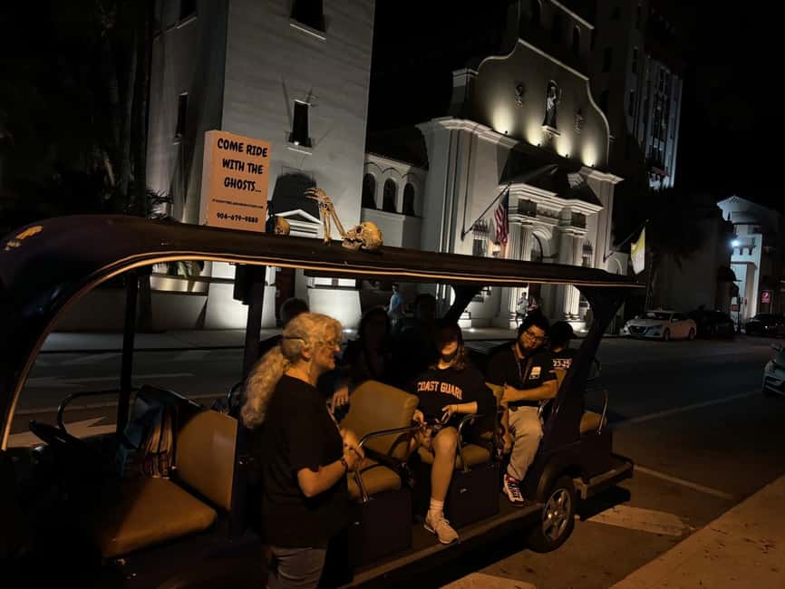 St Augustine: Riding with the Ghosts Golf Cart Tour - Cemeteries, churches, and the city’s darker mood