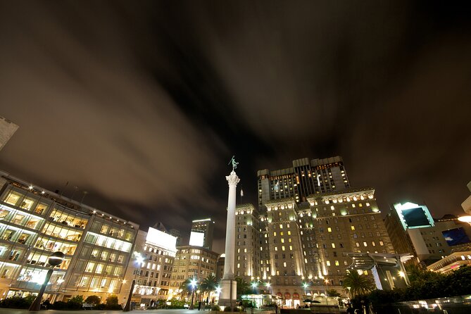 The Ghosts of San Francisco Haunted Audio App Walking Tour - Union Square begins with grand hotels and bad behavior