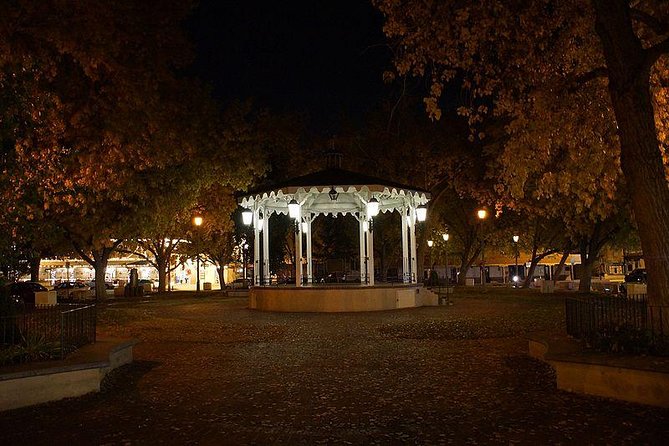 The Original 8pm Ghost Tour of Old Town Albuquerque - since 2001 - The Covered Wagon, the tour’s most photographed stop