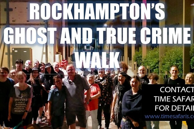 Time Safaris Ghost, Murder and Jack the Ripper Walk Rockhampton - Heritage Rockhampton in the daylight