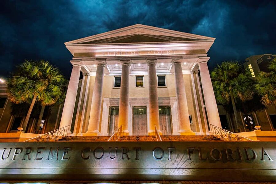 Treacherous Tallahassee Ghost Tours - Meeting the guide outside Florida TaxWatch