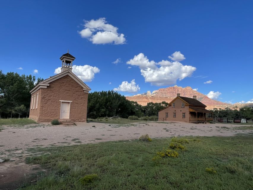Virgin: Canaan Mountains & Grafton Ghost Town Off Road Tour - West Temple from outside Zion