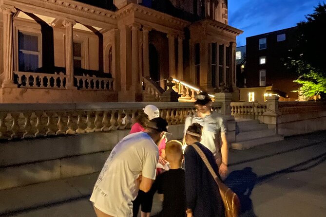 Walk With Ghosts in Portland - Monument Square and the first ghostly clues