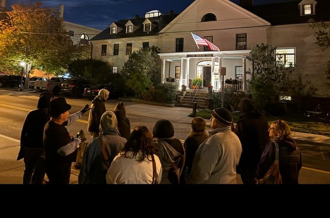 Walking Ghost Tour Through Newport RI - Trinity Episcopal Church and the Old Stone Mill