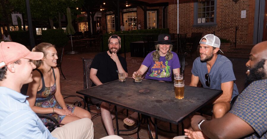 Williamsburg: Colonial Ghosts Haunted Pub Crawl - Bruton Parish Church and the old town streets