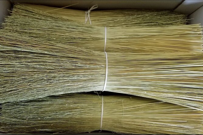 Witch City Broom Making Workshop in Salem - Decorating with ribbons, feathers, charms, and florals