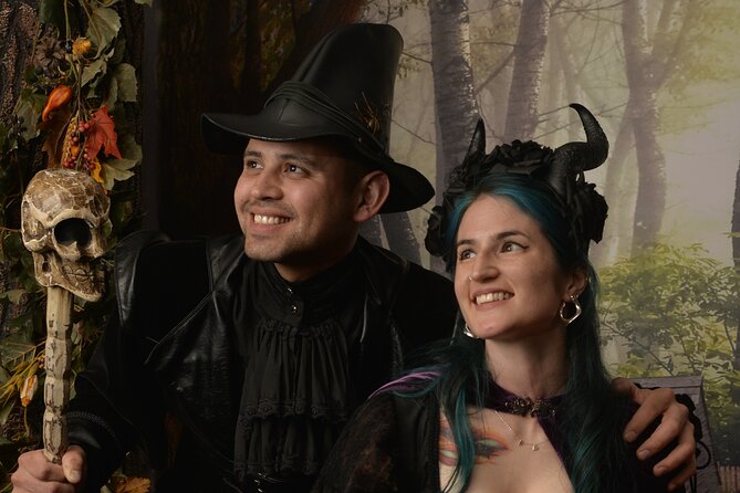 Witch Costume Photo Shoot - Olde Salem Village theatrical set - How the photographs are likely to feel